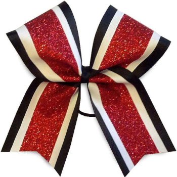 College Style Bow Red